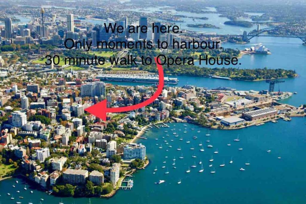 Apartament Harbourside Style, 2 Bed, A/C, Pool -Elizabeth Bay Sydney Zewnętrze zdjęcie